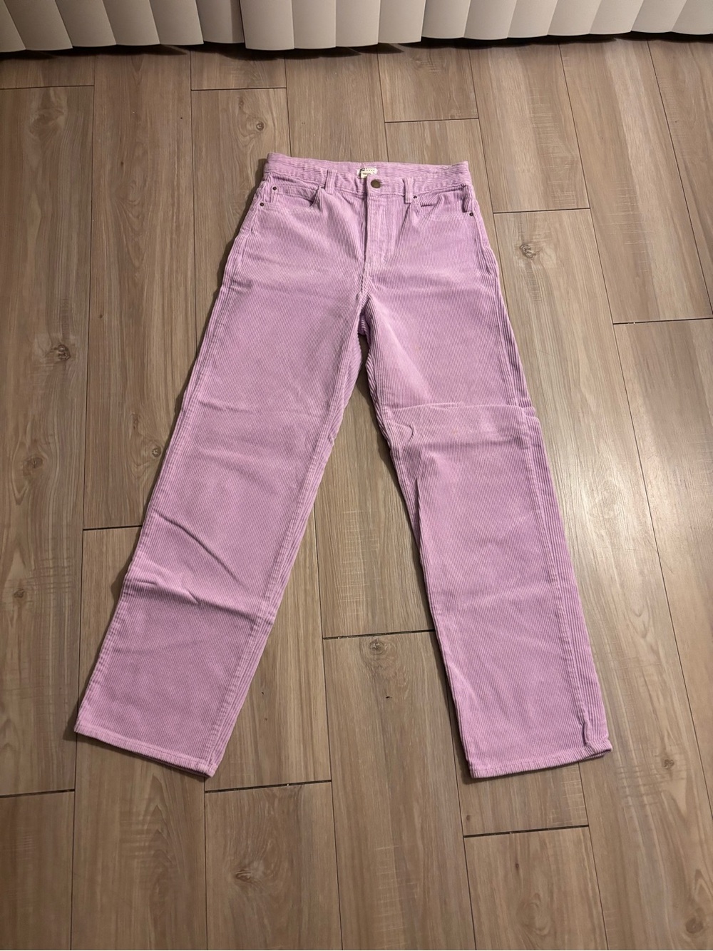 Billabong Lilac Corduroy Straight-Leg Pants